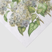 Lavender Blue Hydrangea Botanical Floral Bouquet Tissuepapier (Detail)
