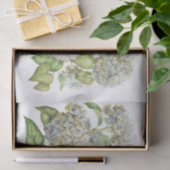 Lavender Blue Hydrangea Botanical Floral Bouquet Tissuepapier (Geschenk)