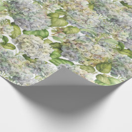 Lavender Blue Hydrangea Botanical Floral Cadeaupapier
