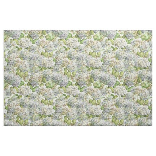  lavender Blue Hydrangea Floral Pattern Stof (Fat Quarter)