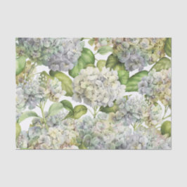 Lavender Blue Hydrangea Floral Tissuepapier