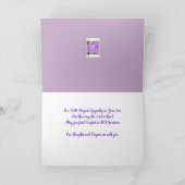 LAVENDER BLUE LOVE - GREETING CARD KAART (Binnen)