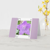LAVENDER BLUE LOVE - GREETING CARD KAART (Gele Bloem)