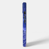 Lavender Blue Marble Acrylic Abstract Case-Mate iPhone Case (Achterkant / Links)