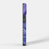 Lavender Blue Marble Acrylic Abstract iPhone Hoesje (Rechterkant)