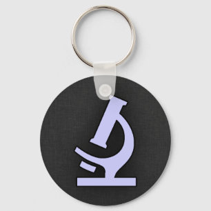 Lavender Blue Microscoop Sleutelhanger