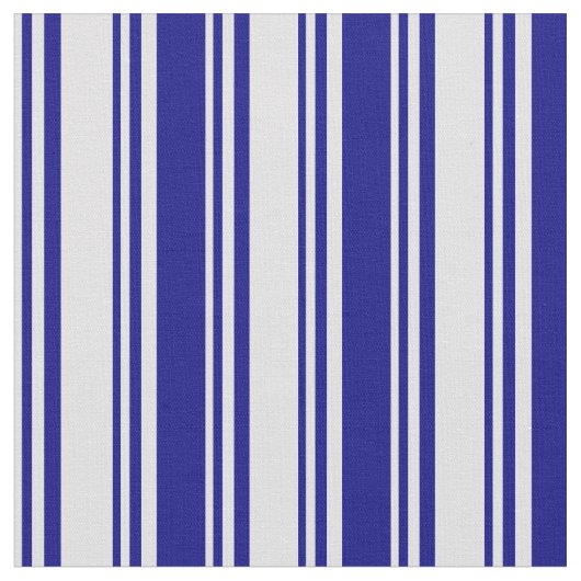 Lavender & Blue Pattern van Stripes Stof (Close Up)