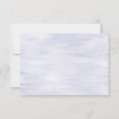 Lavender Blue Pink Waterverf Flowers RSVP (Achterkant)