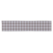 Lavender Blue Plaid Tartan Retro Table Runner Korte Tafelloper (Horizontaal)