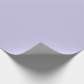 Lavender Blue Plain Solid Color Wrapping Paper Cadeaupapier (Hoek)