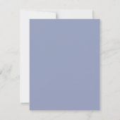 Lavender Blue Spring Lilac Florals Thank You Card Bedankkaart (Achterkant)