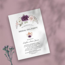 Lavender Blush Floral Vrijgezellenfeest Tea Party