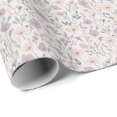 Lavender & Blush Meadow Cadeaupapier (Rol Hoek)