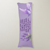 Lavender Body Pillow Lichaamskussen (Voorkant Verticaal)