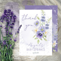Lavender Boho A Little Wildflower Baby Sprinkle