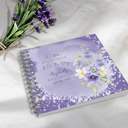 Lavender Boho - Een klein Baby-gastboek Notitieboek