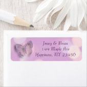 Lavender Bokeh Butterflies Etiket (Insitu)