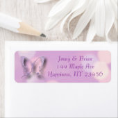 Lavender Bokeh Butterflies Etiket (Insitu)