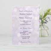 Lavender Bokeh | Collectie voor weddenschappen Kaart (Staand voorkant)