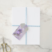Lavender Bokeh Photographic Gift Label Cadeaulabel (Met Touw)