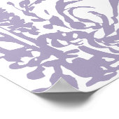 Lavender Botanical Arch Garden Wedding Welcome Poster (Hoek)