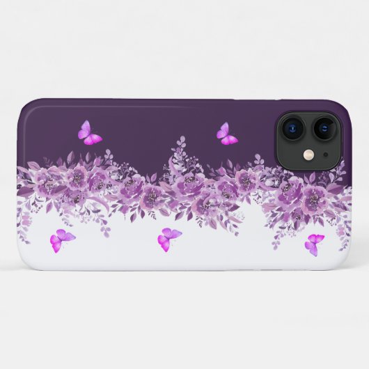 Lavender Botanical Blooms Phone Case (Achterkant (horizontaal))