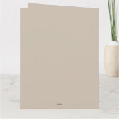 Lavender Botanical Pattern Greeting Card Kaart (Achterkant)