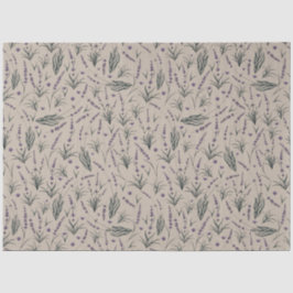 Lavender Botanical Pattern Tissue Paper Tissuepapier