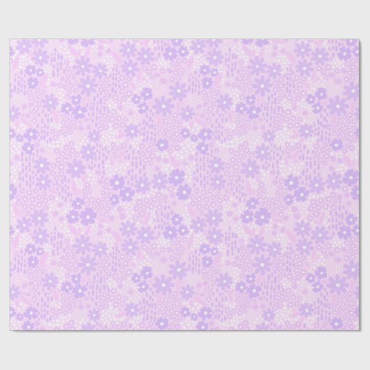 Lavender botanisch cadeaupapier (Vlak)