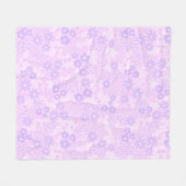 Lavender Botanisch II Fleece Deken (Voorkant (Horizontaal))