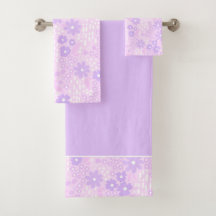 Lavender Botanische II Bath Towel Set