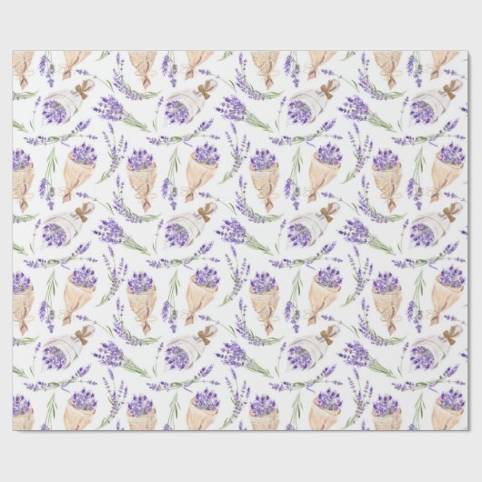 Lavender Bouquet Cadeaupapier (Vlak)