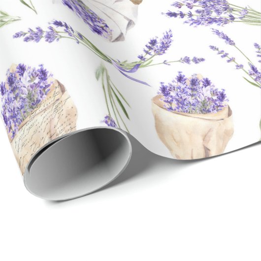 Lavender Bouquet Cadeaupapier (Rol Hoek)