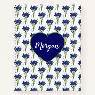Lavender Bouquet Paarse Flower Floral Print Notitieboek
