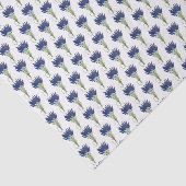Lavender Bouquet Paarse Flower Floral Print Tissuepapier (Detail)