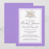 Lavender Bridal Shower Invitations Kaart (Voorkant / Achterkant)