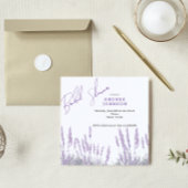 Lavender Bridal Shower Uitnodiging