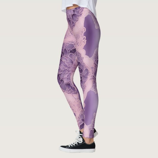 Lavender Bubblegum AI art Leggings (Links)