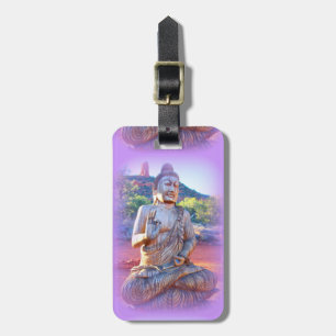 lavender buddha bagagelabel