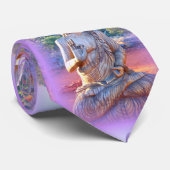 lavender buddha stropdas (Opgerold)