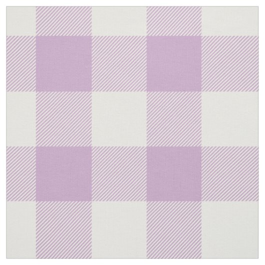 Lavender Buffalo Check Patroon Stof (Swatch)