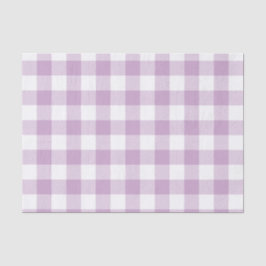 Lavender Buffalo Check Patroon Tissuepapier
