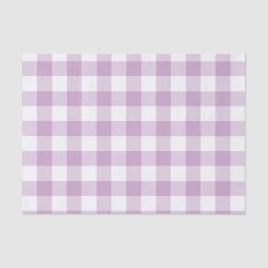 Lavender Buffalo Check Patroon Tissuepapier (Voorkant)