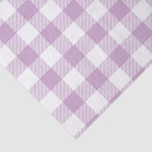 Lavender Buffalo Check Patroon Tissuepapier (Detail)