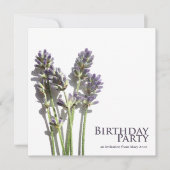 Lavender Bunch | Uitnodigingen van de verjaardag (Voorkant)