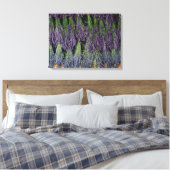 Lavender Bunches op droograck Canvas Afdruk (Insitu (Slaapkamer))