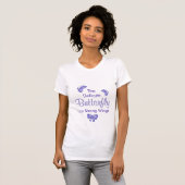 Lavender Butterfly Dance T-shirt (Voorkant volledig)