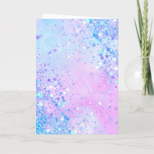 lavender butterfly dank u kaart (Achterkant)