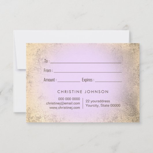 lavender butterfly gift (Achterkant)