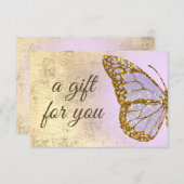 lavender butterfly gift (Voorkant / Achterkant)